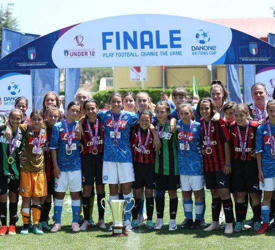 Il Napoli trionfa a Coverciano e si aggiudica la quarta edizione della Danone Nations Cup